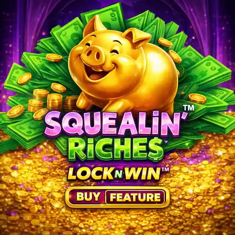 Squealin' Riches Slot Game Banner